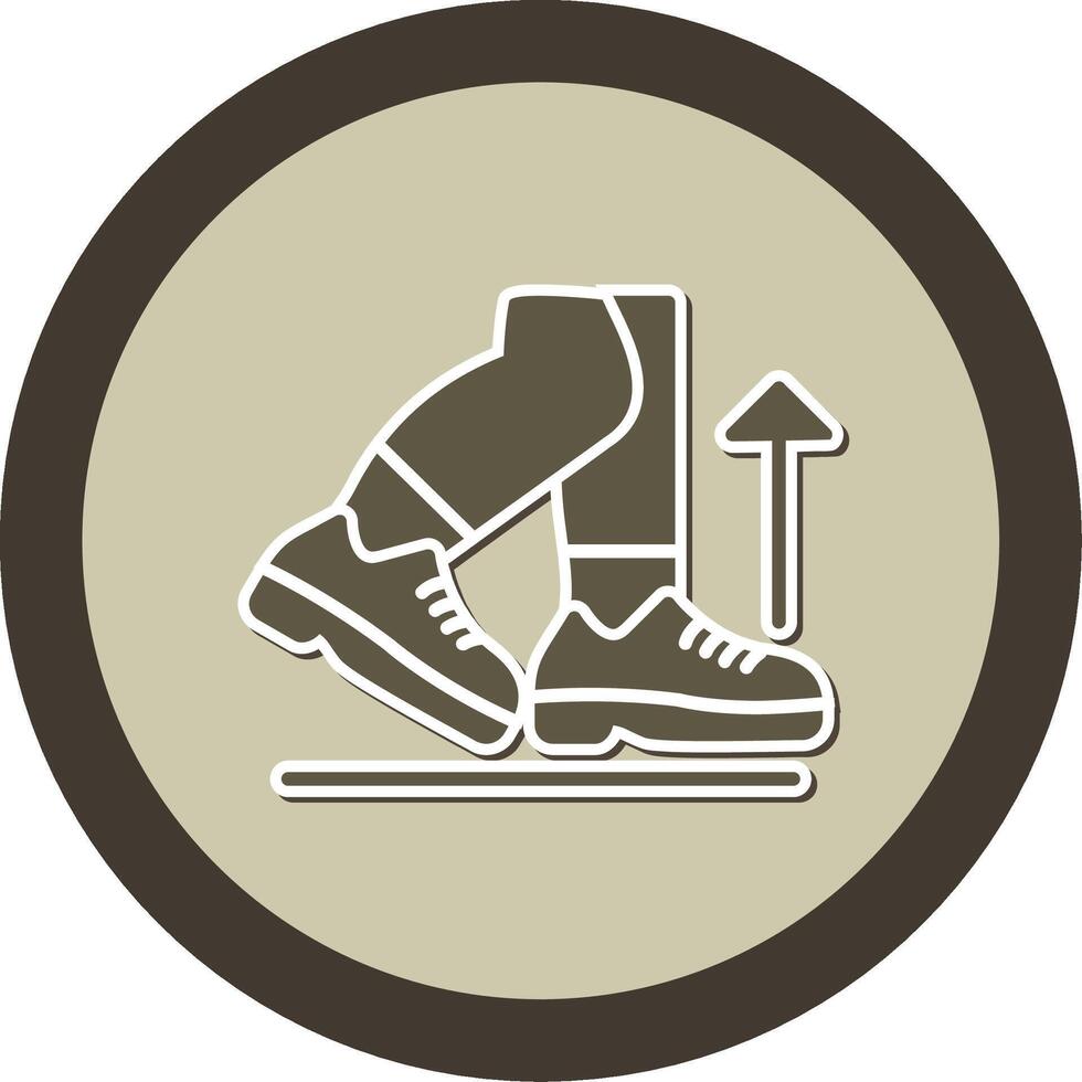 Hop Sticker Circle Icon vector