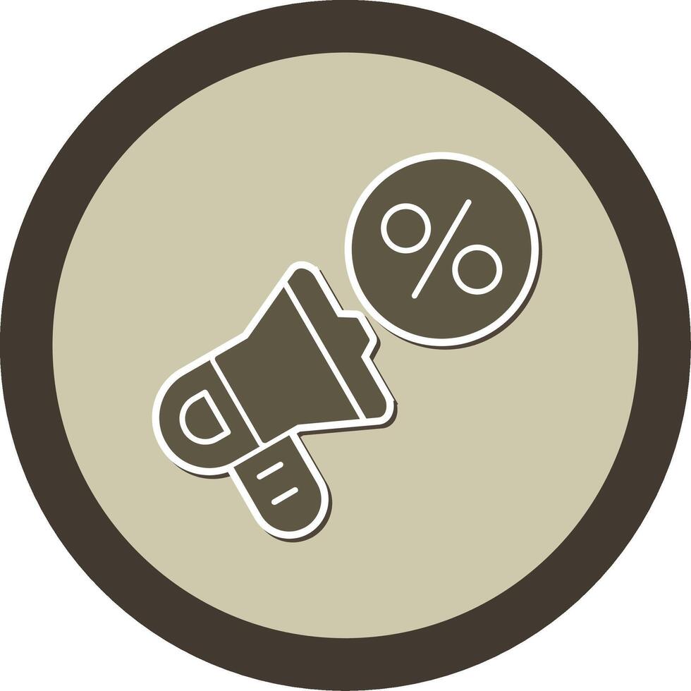 Promotion Sticker Circle Icon vector