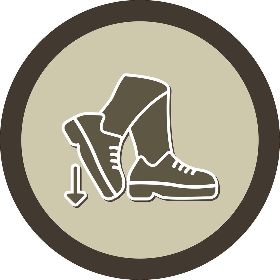 Stamp Sticker Circle Icon vector