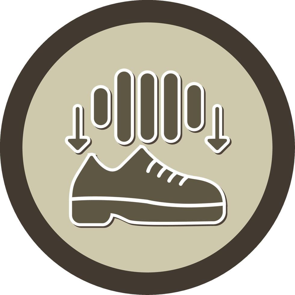 Rhythm Sticker Circle Icon vector
