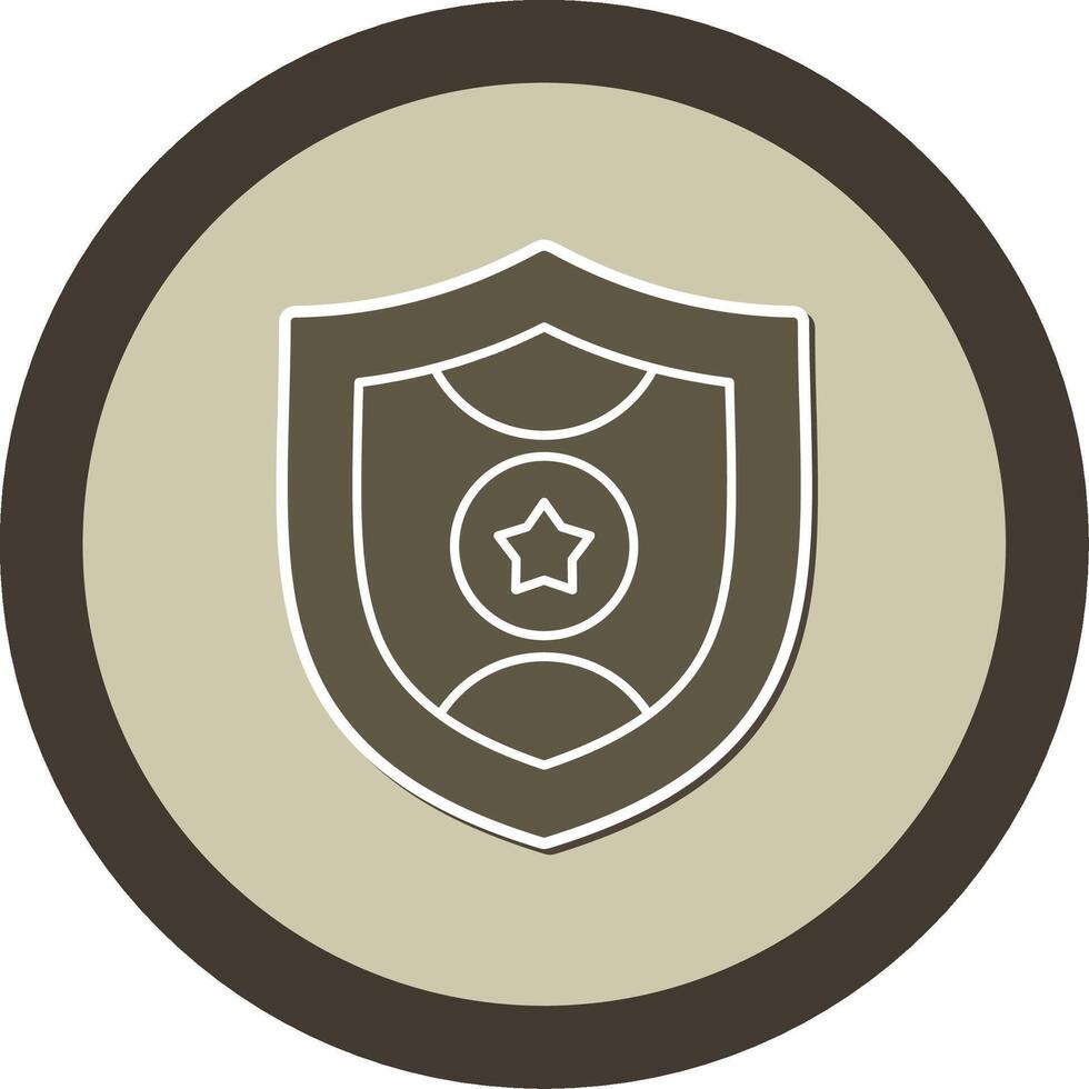 Police Sticker Circle Icon vector