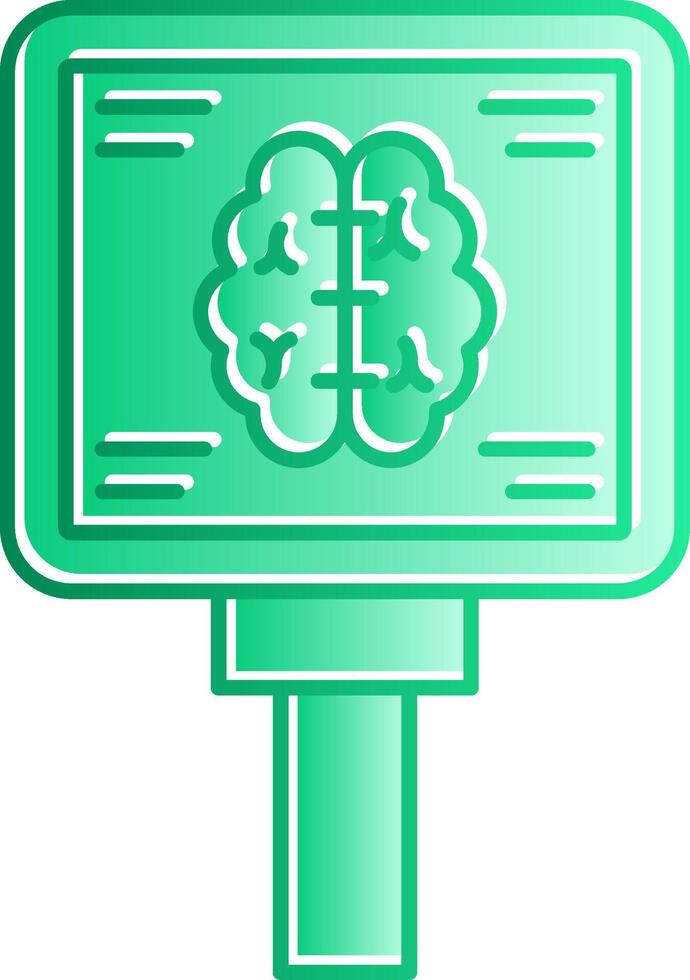Mri Gradient Slip Icon vector
