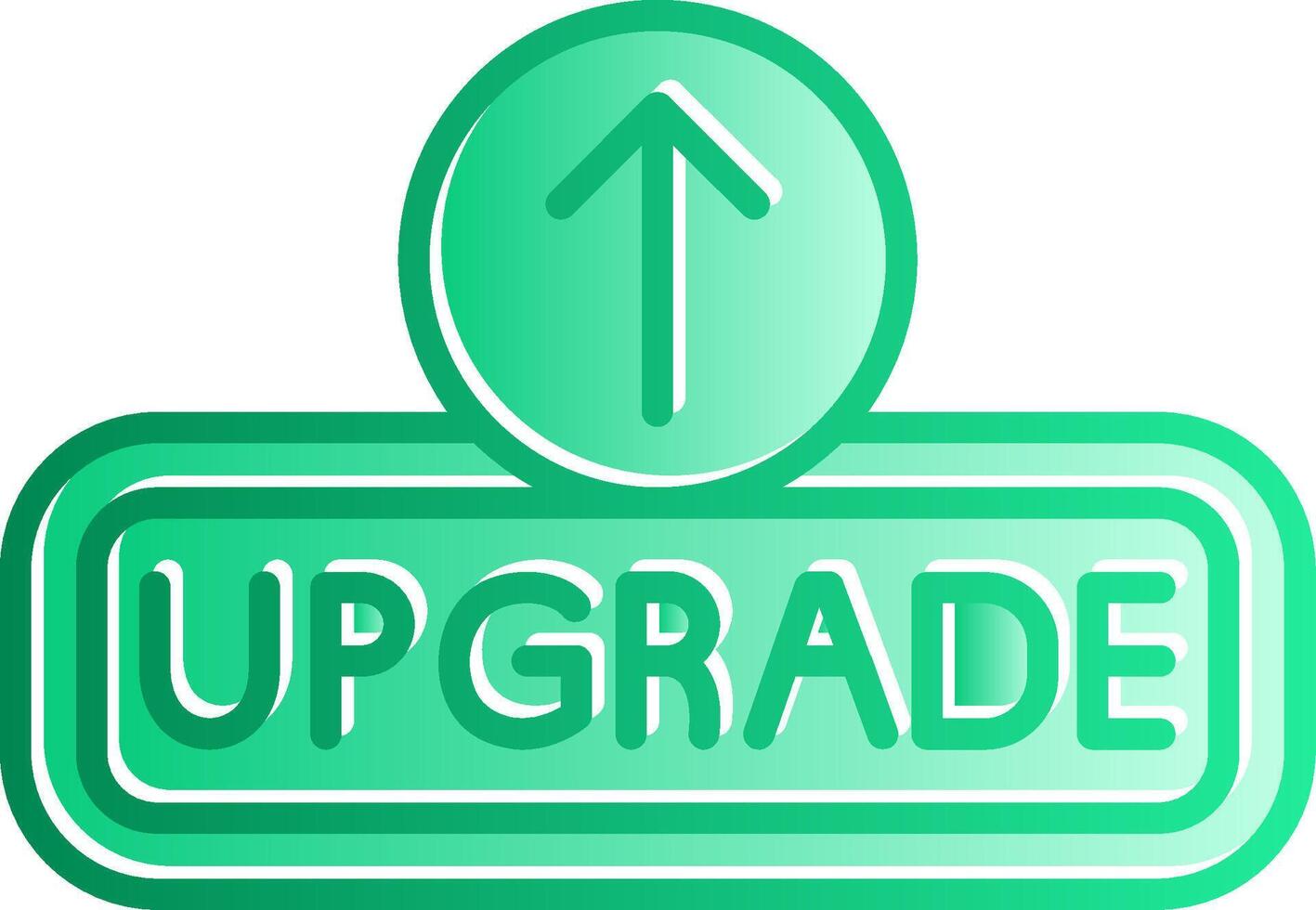 Upgrade Gradient Slip Icon vector