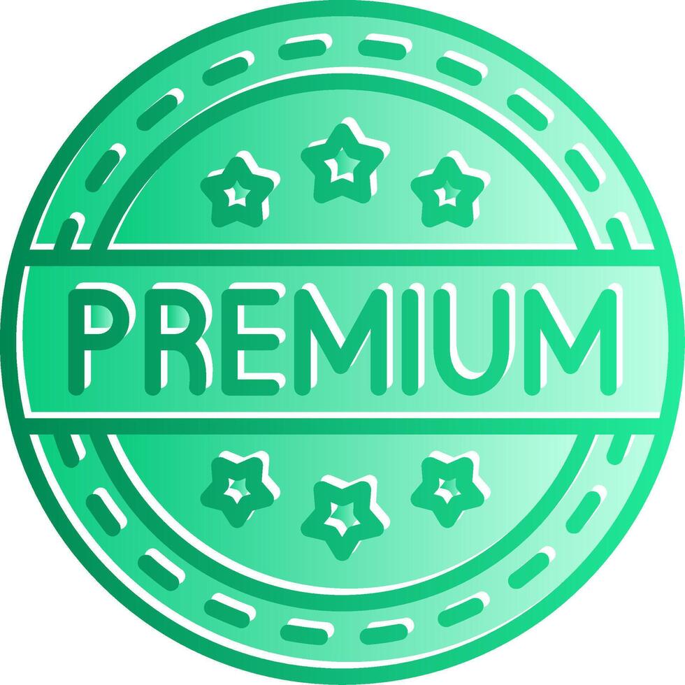 Premium Gradient Slip Icon vector