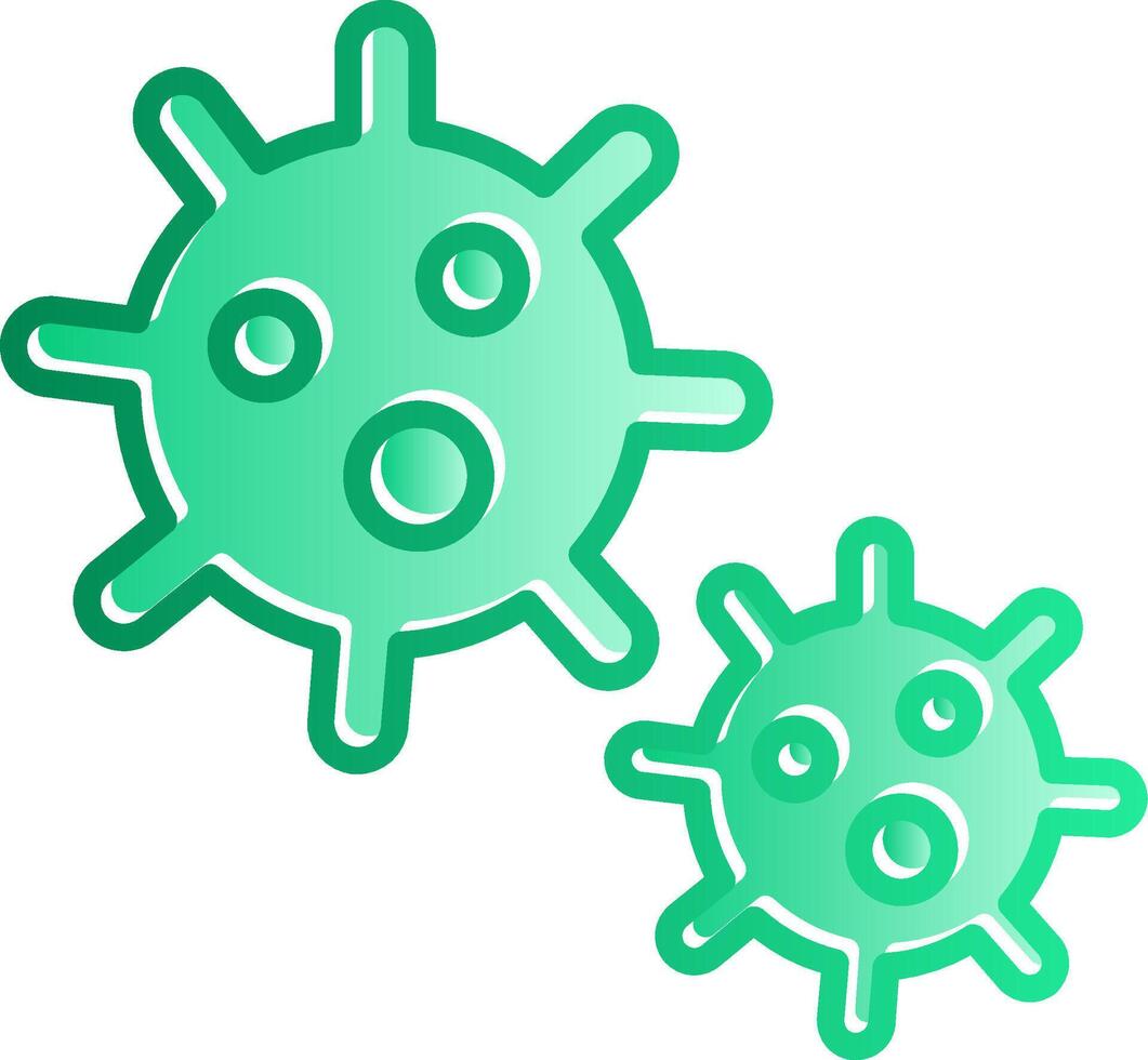 Platelet Gradient Slip Icon vector