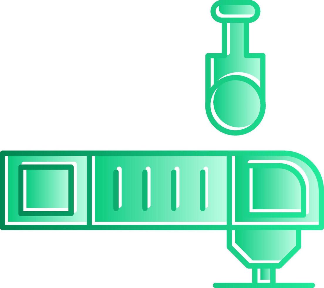 Oscillating Multi Tool Gradient Slip Icon vector