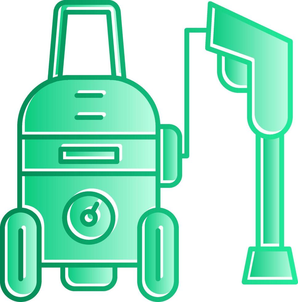 Power Wash Gradient Slip Icon vector