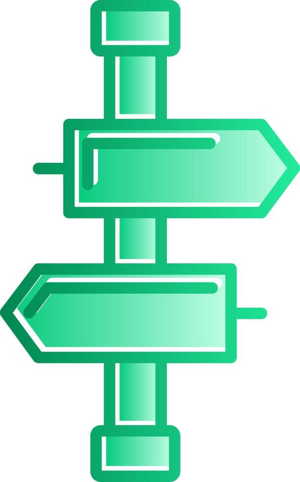 Opportunities Gradient Slip Icon vector