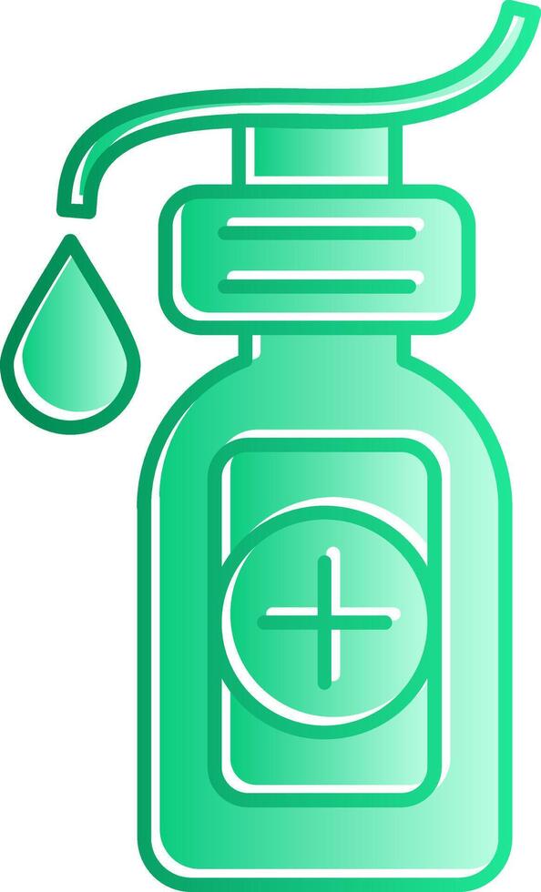 Sanitation Gradient Slip Icon vector