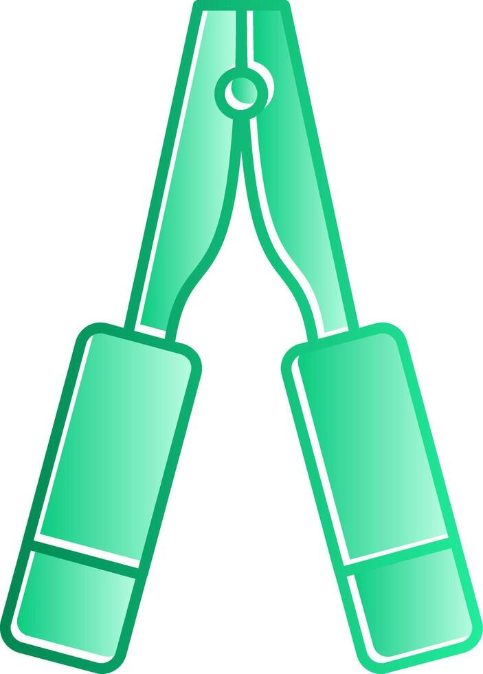 Clamp Gradient Slip Icon vector