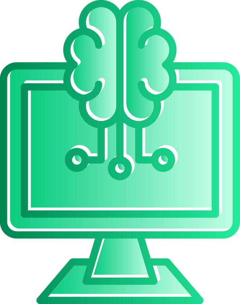 Artificial Intelligence Gradient Slip Icon 47502012 Vector Art at Vecteezy