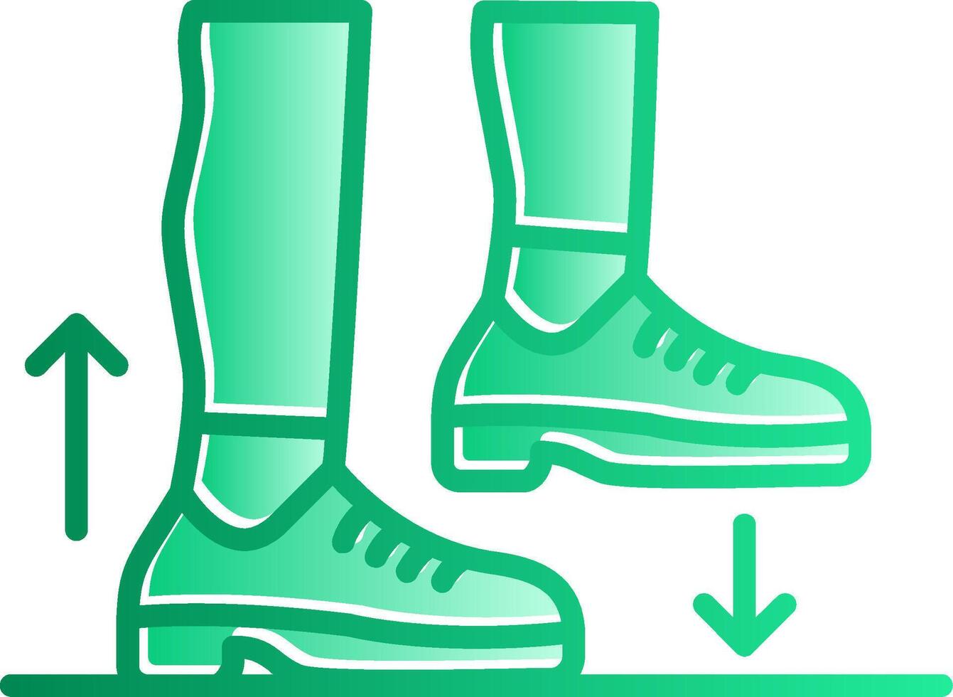Step Gradient Slip Icon vector