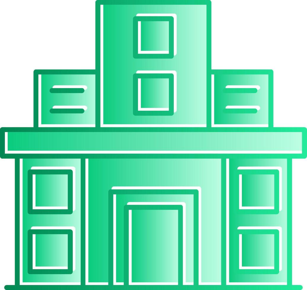 College Gradient Slip Icon vector