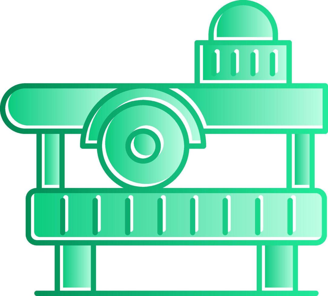 Tile Cutter Gradient Slip Icon vector