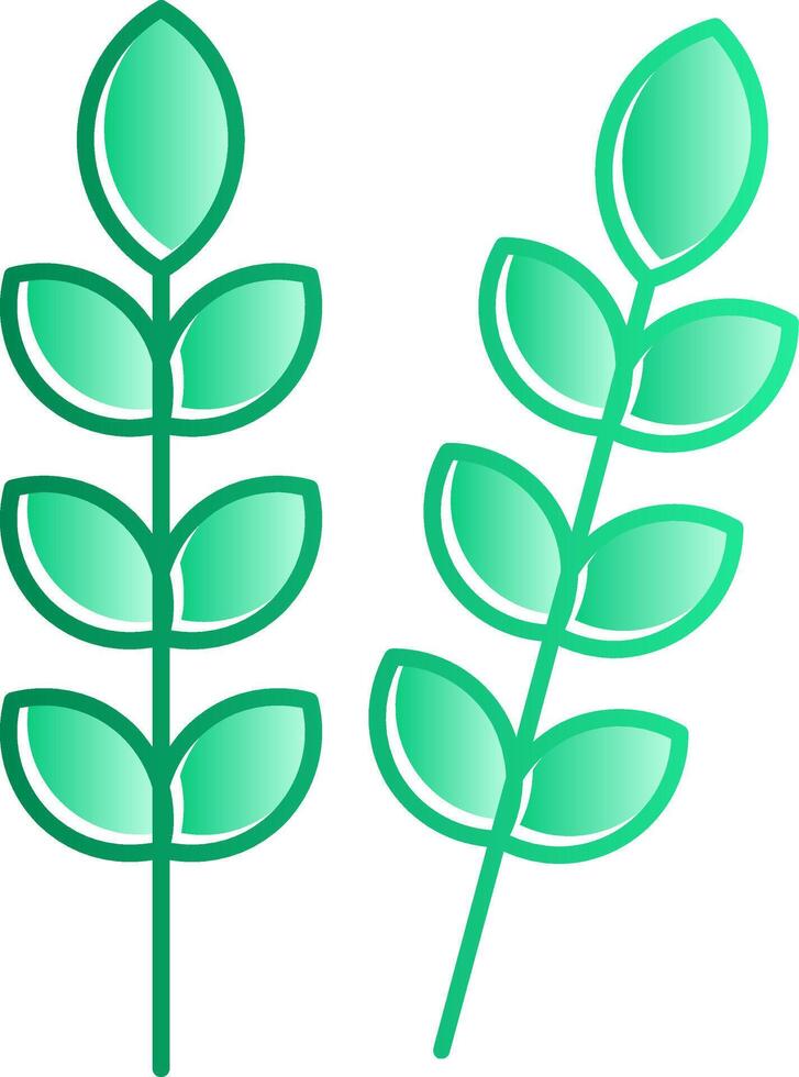 Crops Gradient Slip Icon vector
