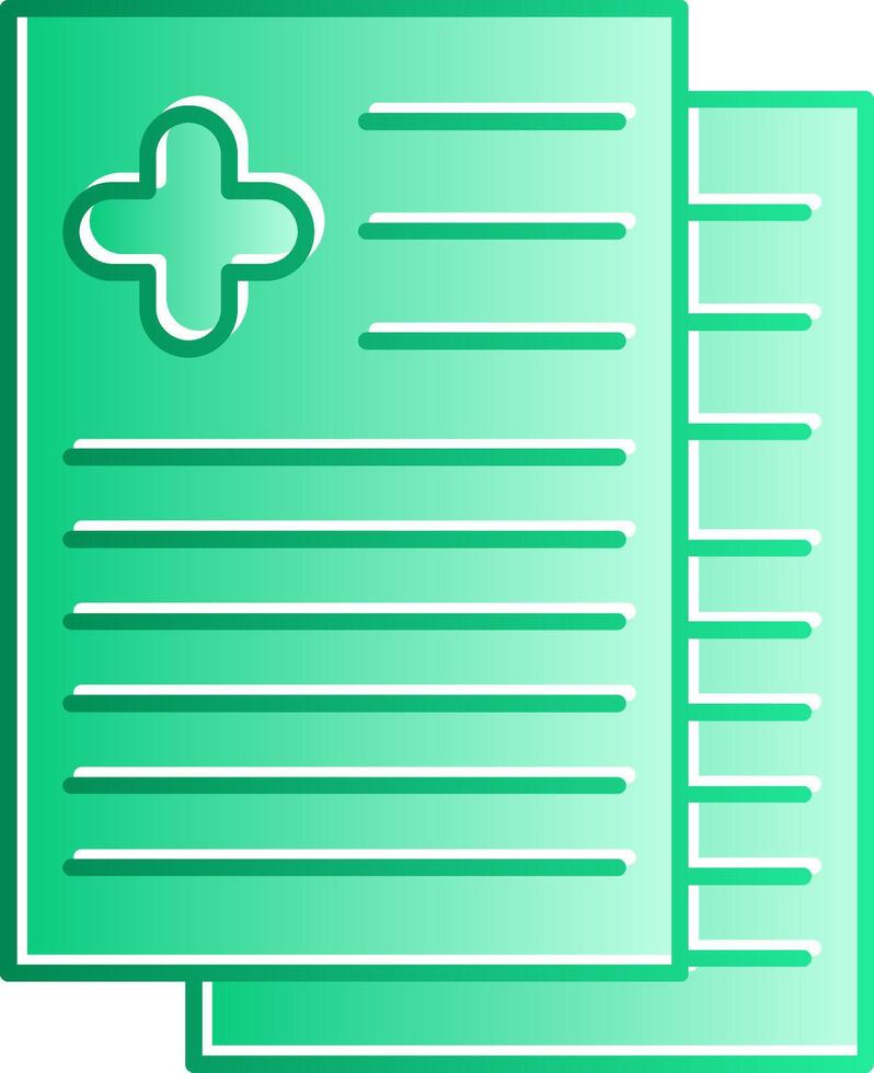 Report Gradient Slip Icon vector