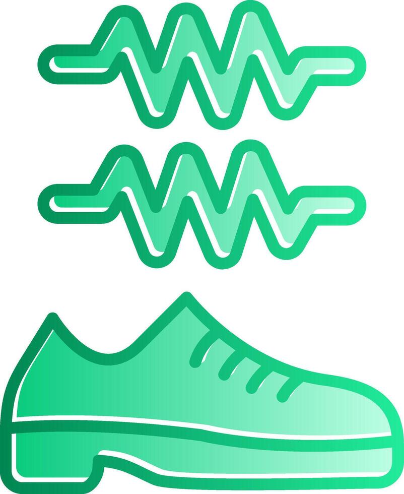 Rhythm Gradient Slip Icon vector