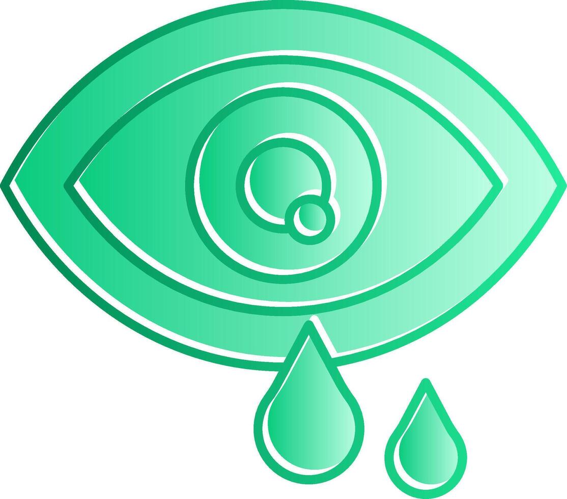Eye Gradient Slip Icon vector