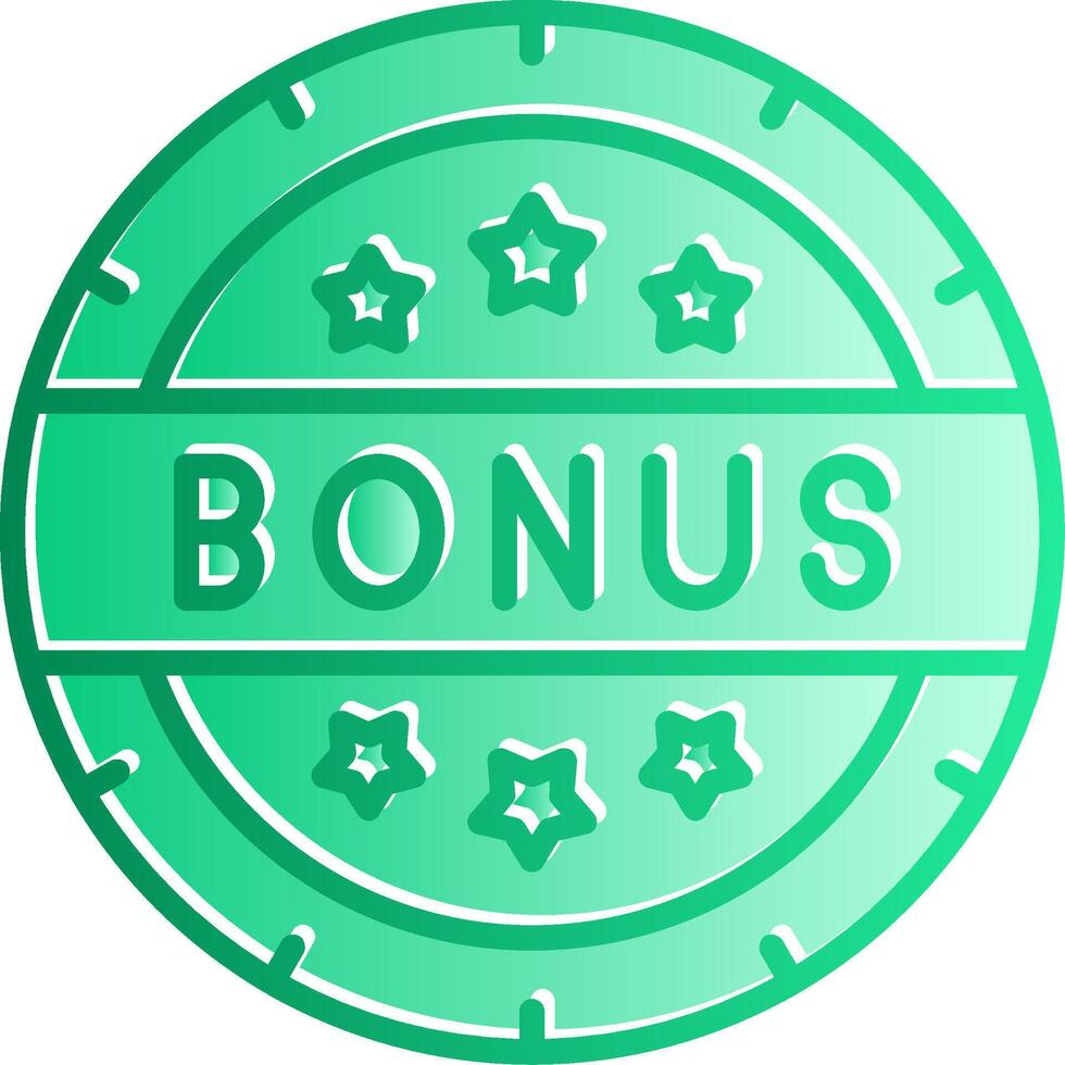 Bonus Gradient Slip Icon vector