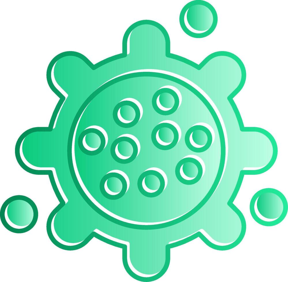 Pollen Gradient Slip Icon vector