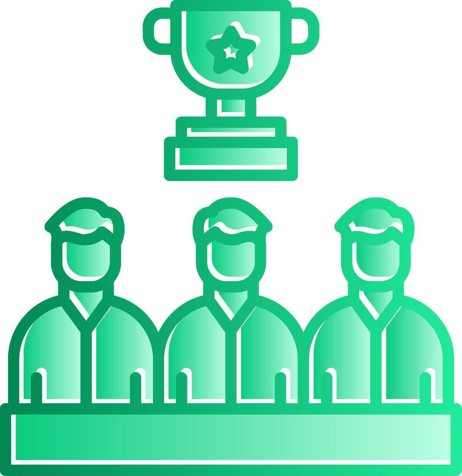 Celebrate Gradient Slip Icon vector