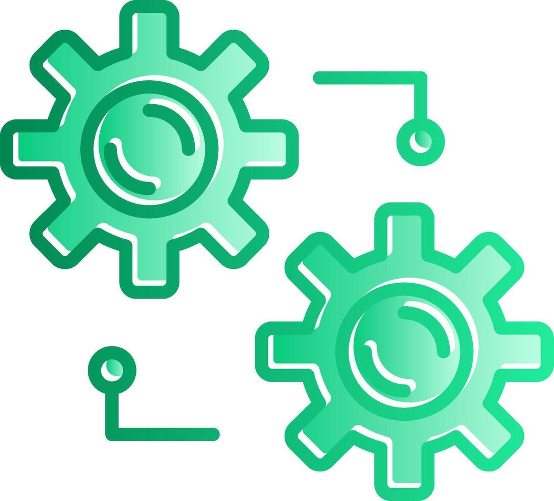 Integration Gradient Slip Icon vector