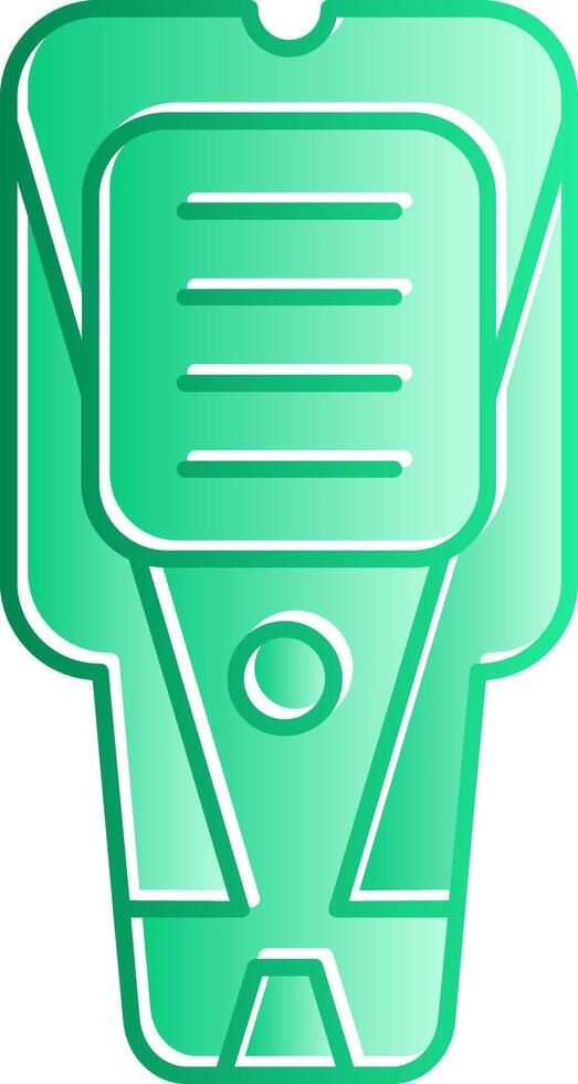 Stud Finder Gradient Slip Icon vector