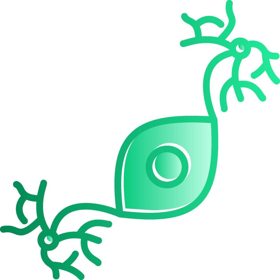 Pseudounipolar Gradient Slip Icon vector