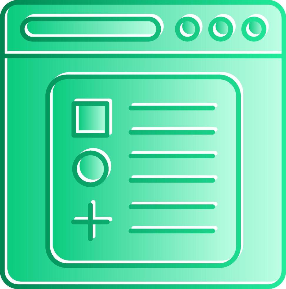 Components Gradient Slip Icon vector