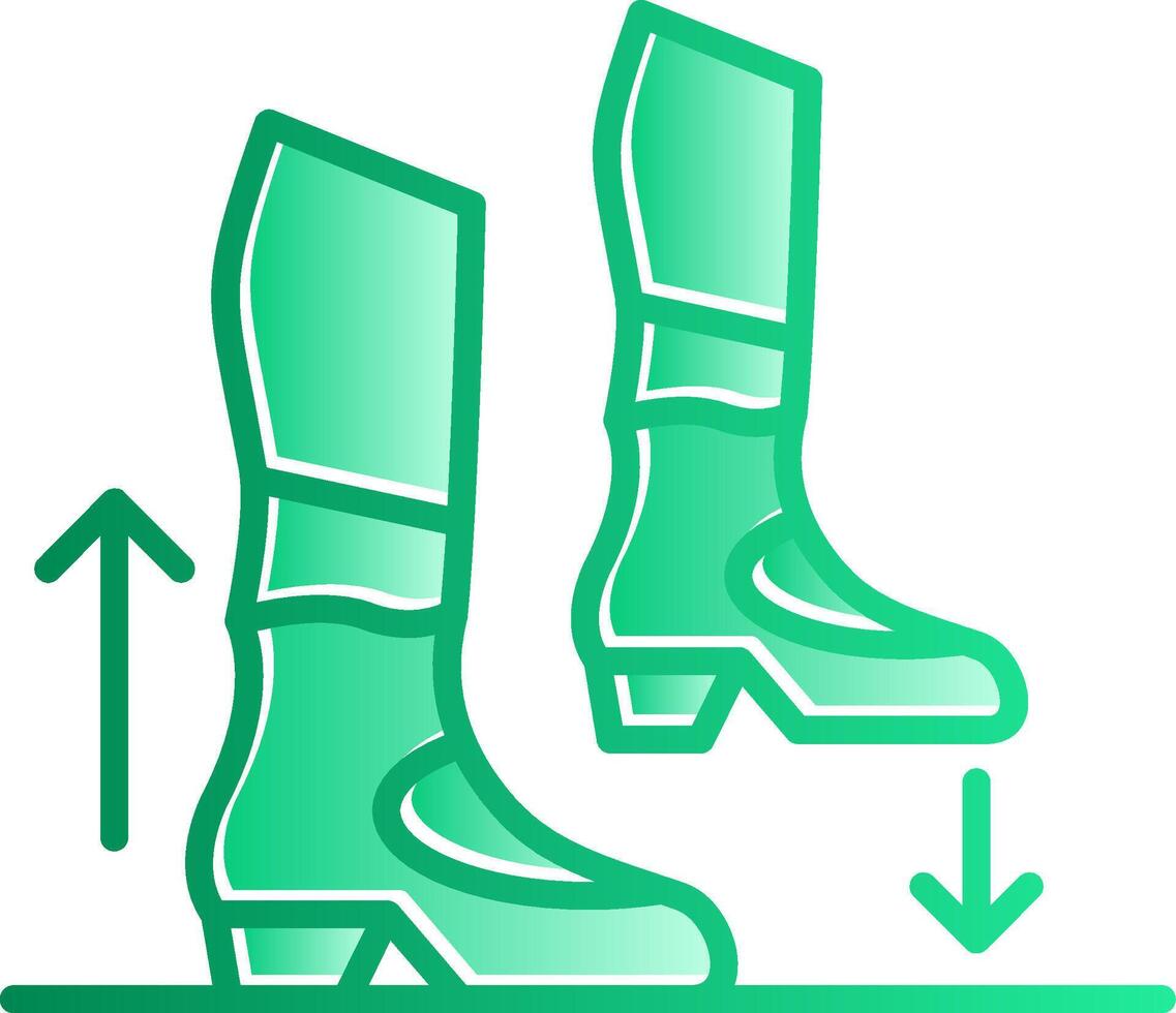 Step Gradient Slip Icon vector