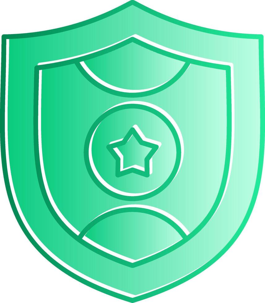 Police Gradient Slip Icon vector