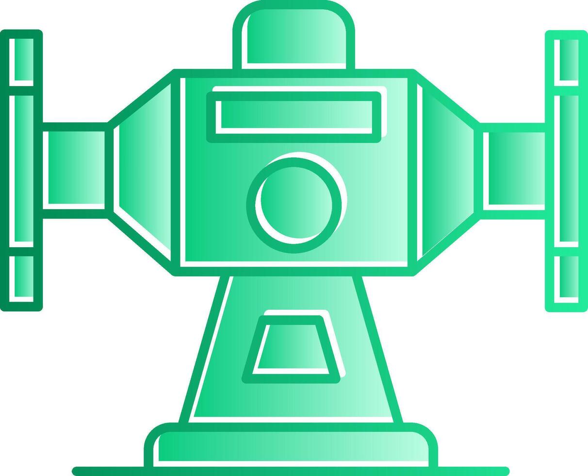 Bench Grinder Gradient Slip Icon vector