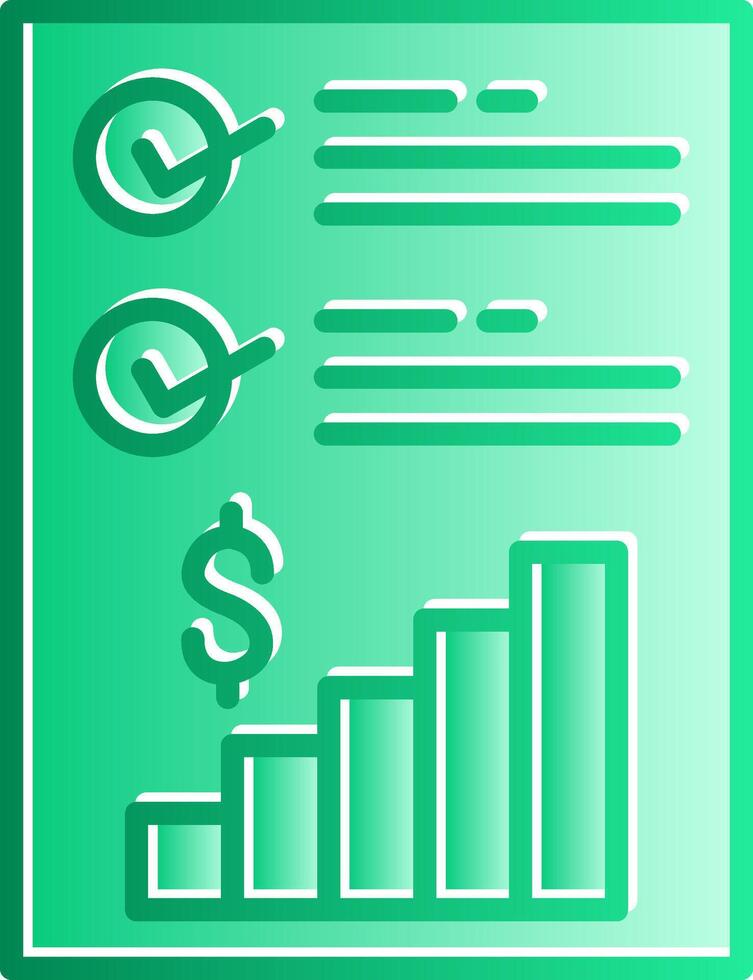 Guidance Gradient Slip Icon vector