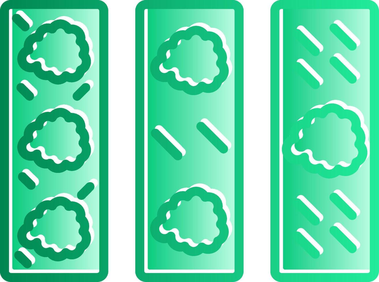 Thrombosis Gradient Slip Icon vector