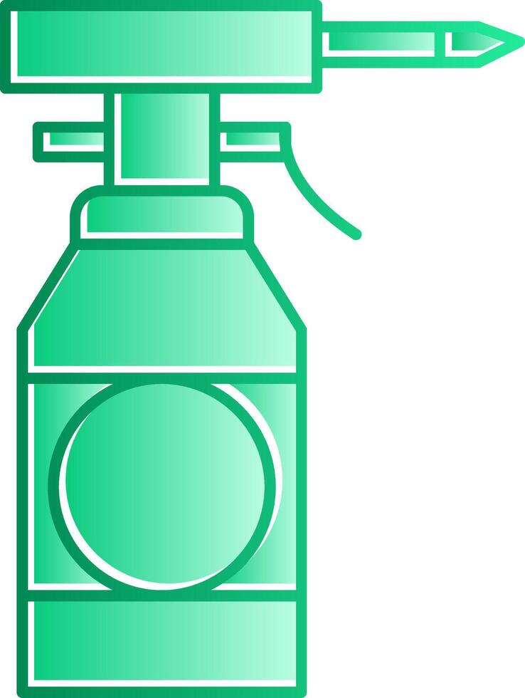 Oil Bottle Gradient Slip Icon vector