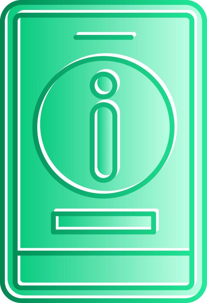 Information Gradient Slip Icon vector