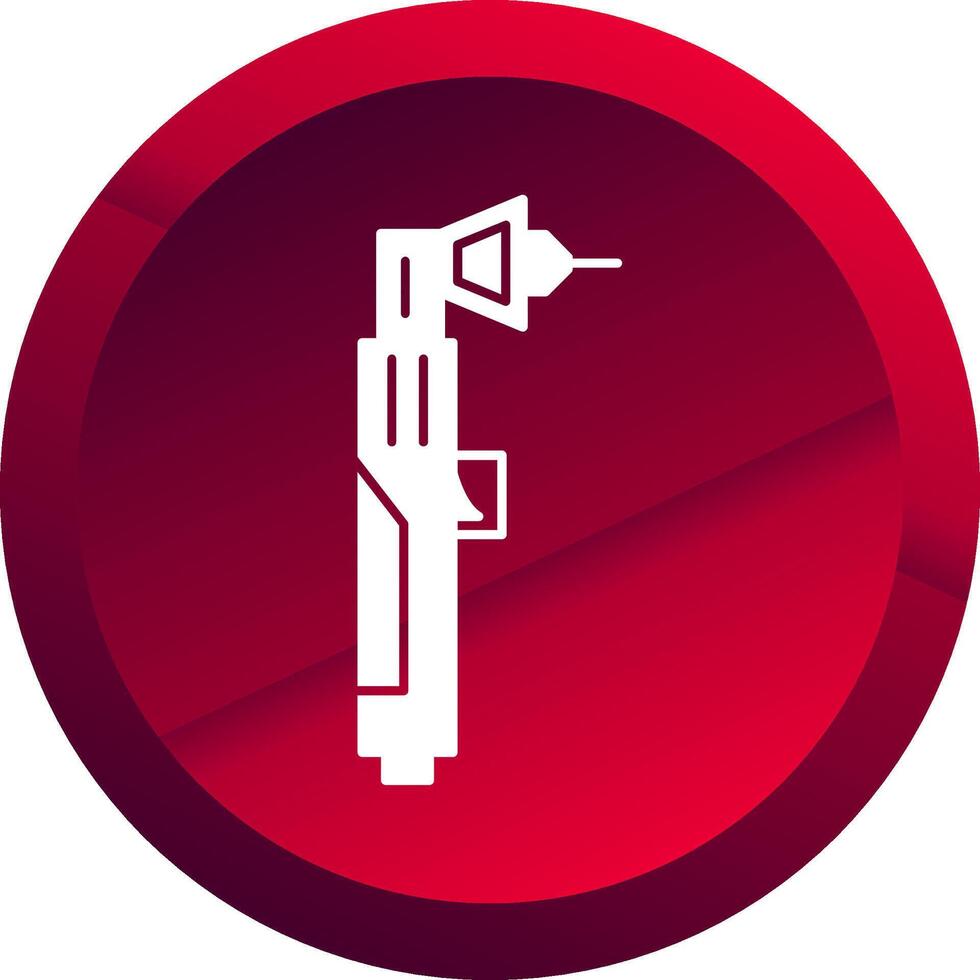Plasma Cutter Glyph Button Icon vector