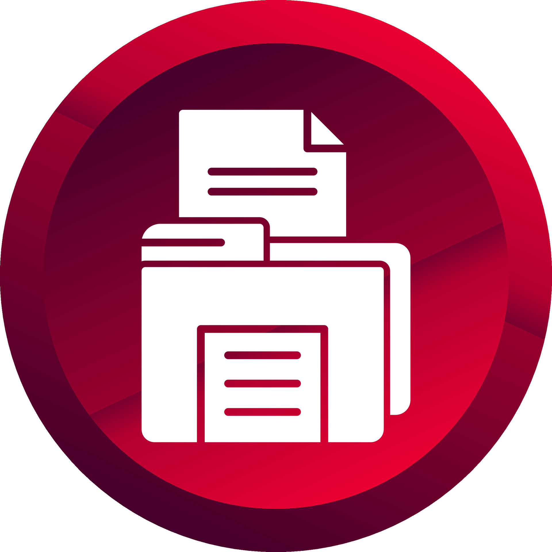 Open File Glyph Button Icon 47502890 Vector Art at Vecteezy