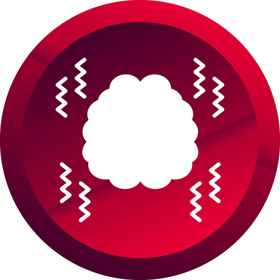 Parkinson Glyph Button Icon vector