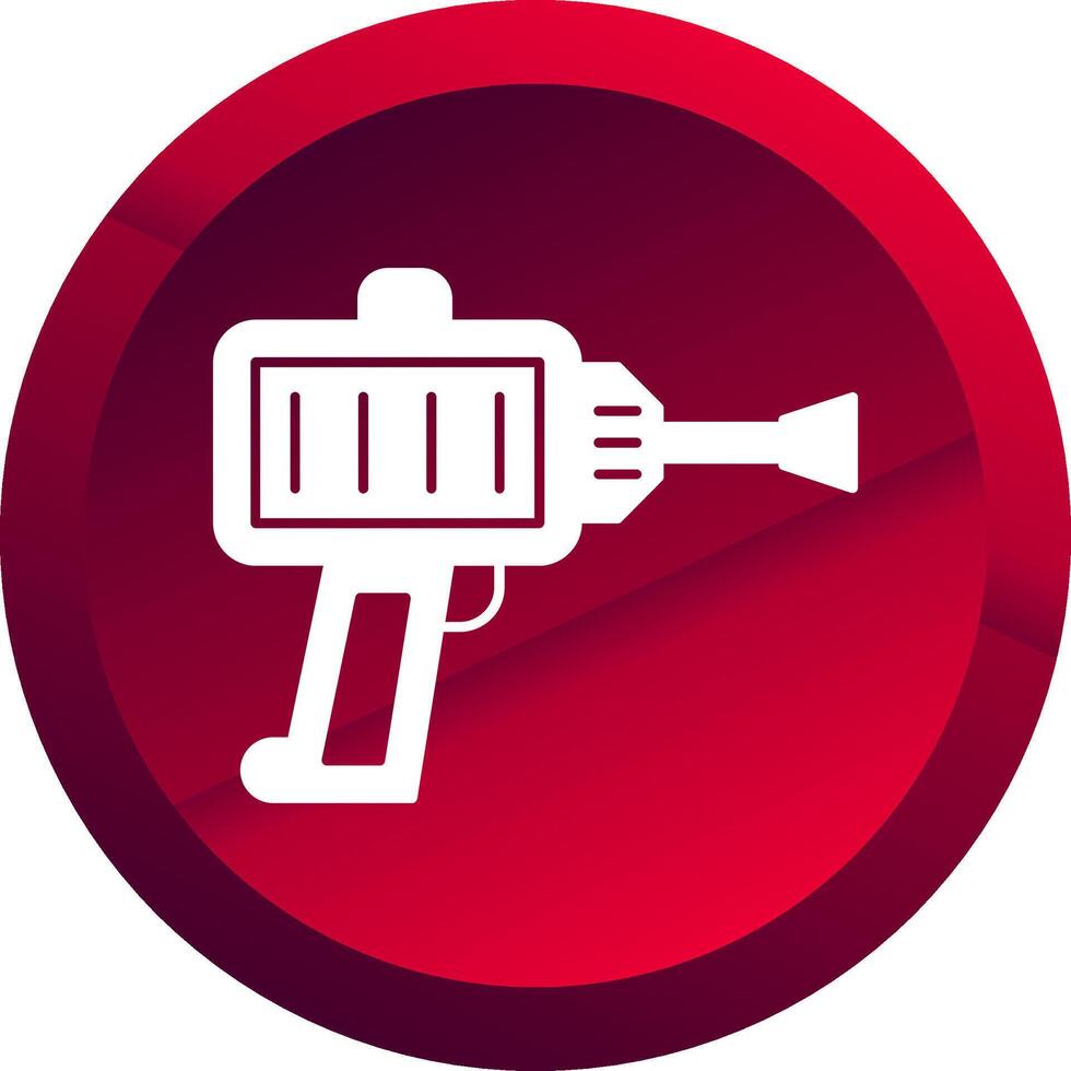 Impact Driver Glyph Button Icon vector