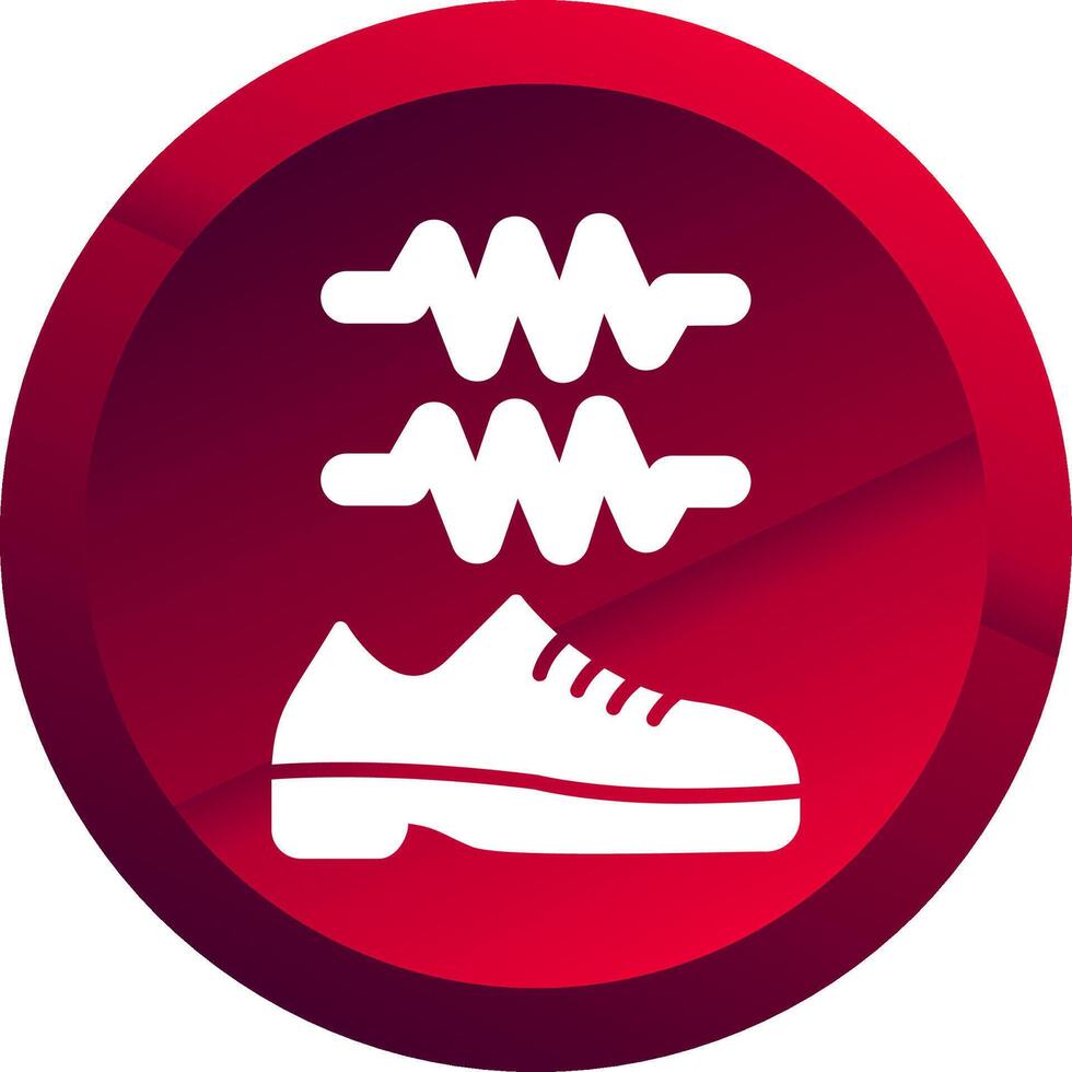 Rhythm Glyph Button Icon vector