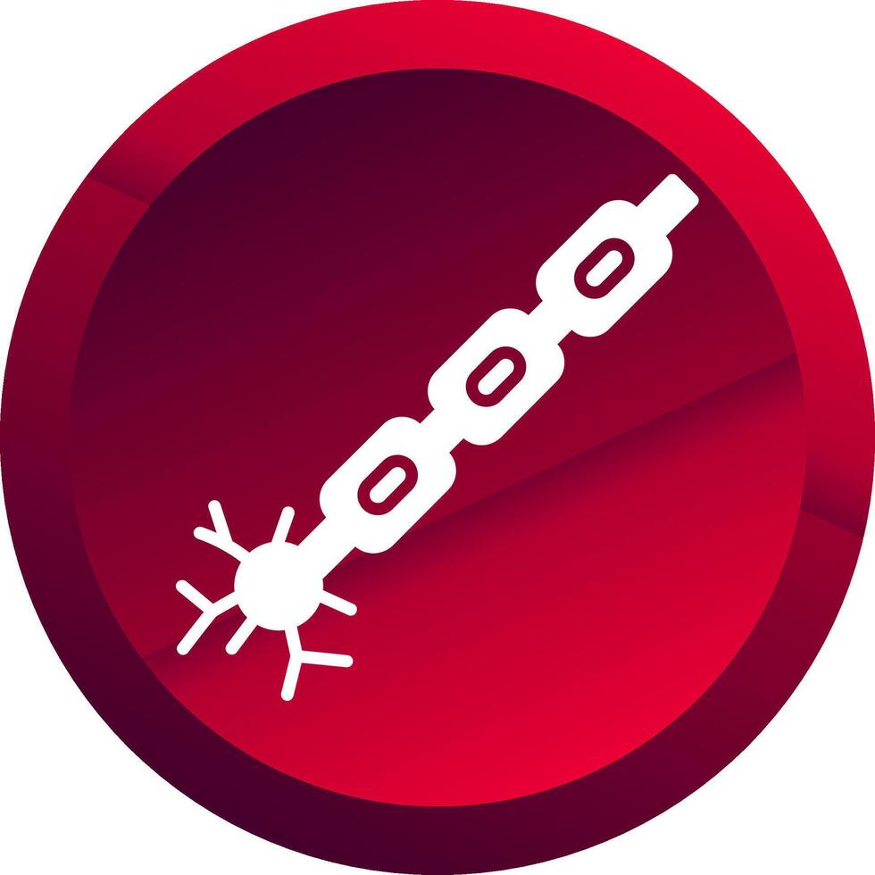 Myelin Glyph Button Icon vector