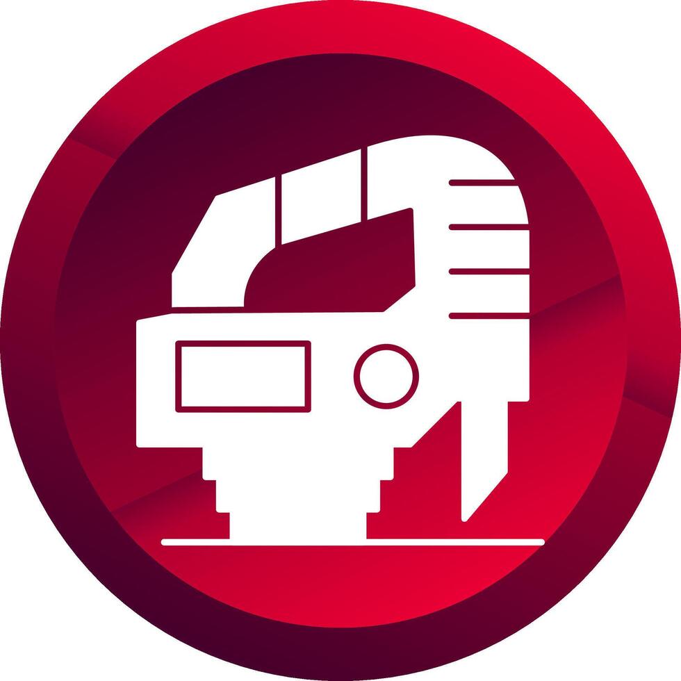 Jigsaw Glyph Button Icon vector