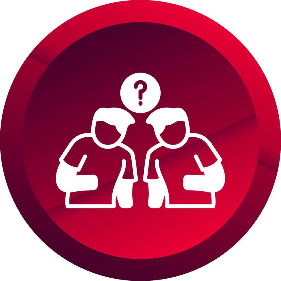 Virus Spread Glyph Button Icon vector