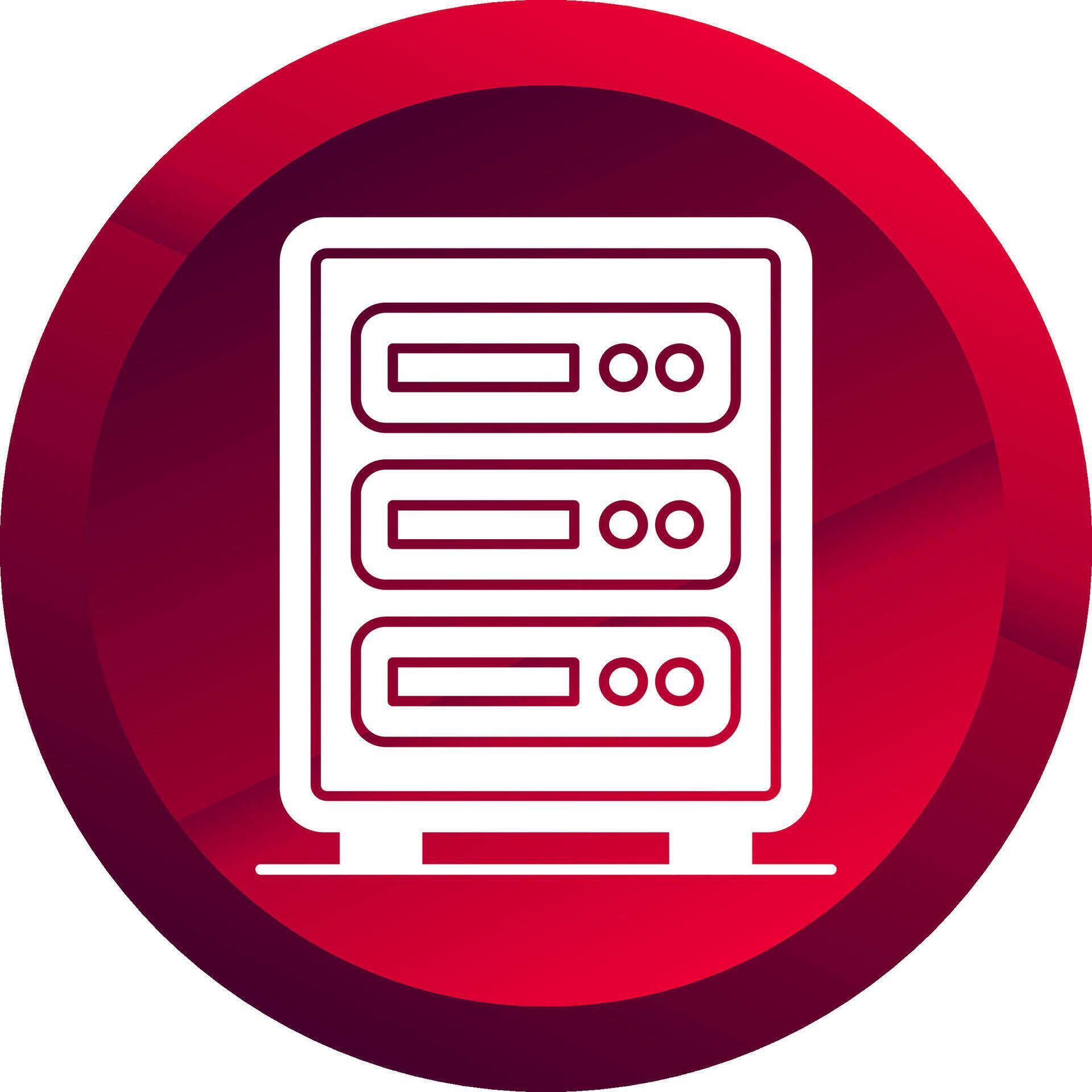 Server Glyph Button Icon 47503809 Vector Art at Vecteezy