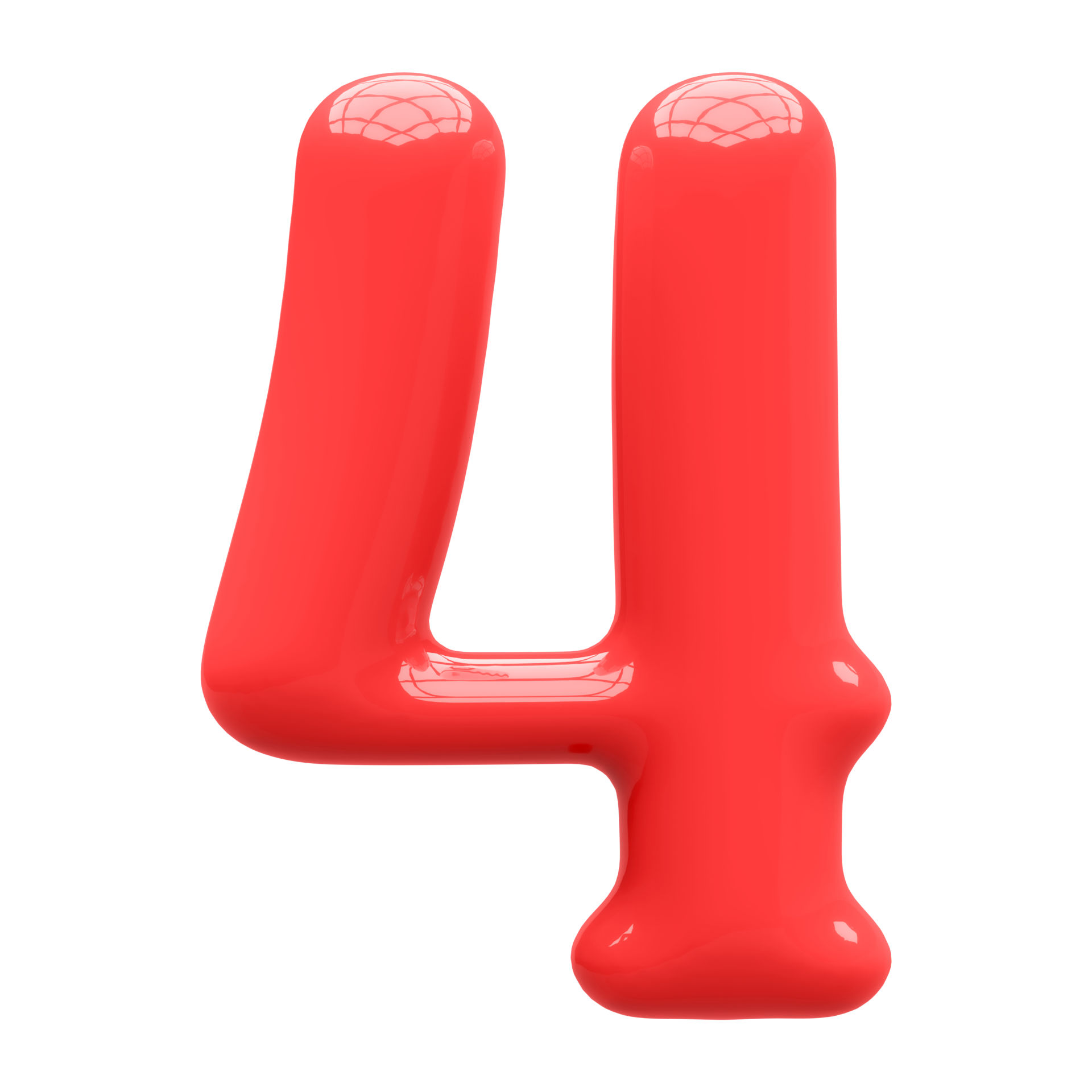 Red 3d Number 4 47504035 Png Red 3d Number 4 47504035 Png