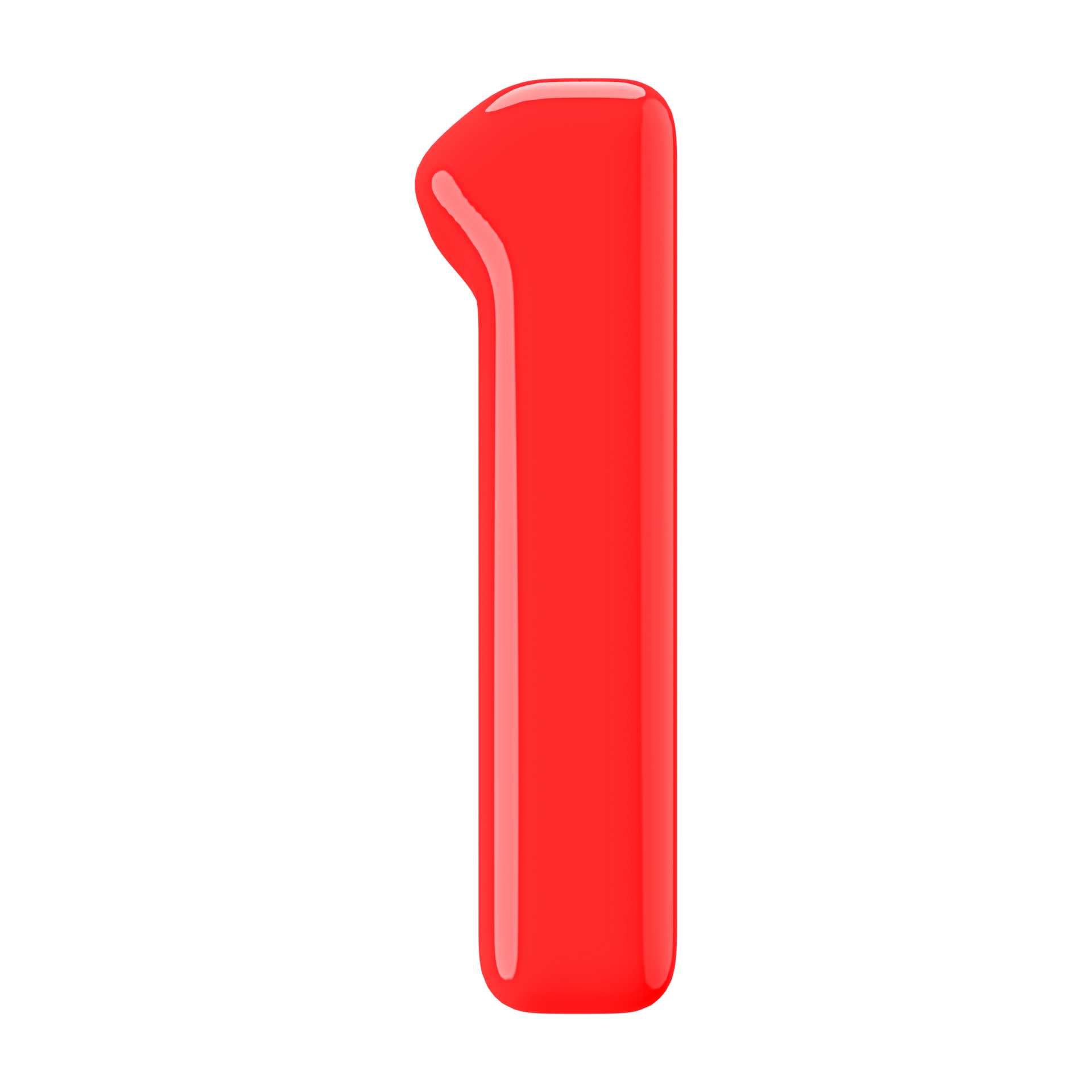 Red 3D Number 1 47504263 PNG