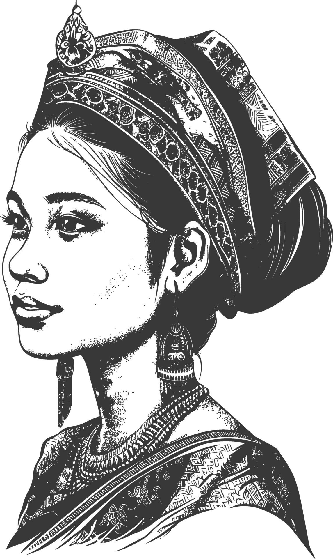 ornate headpiece