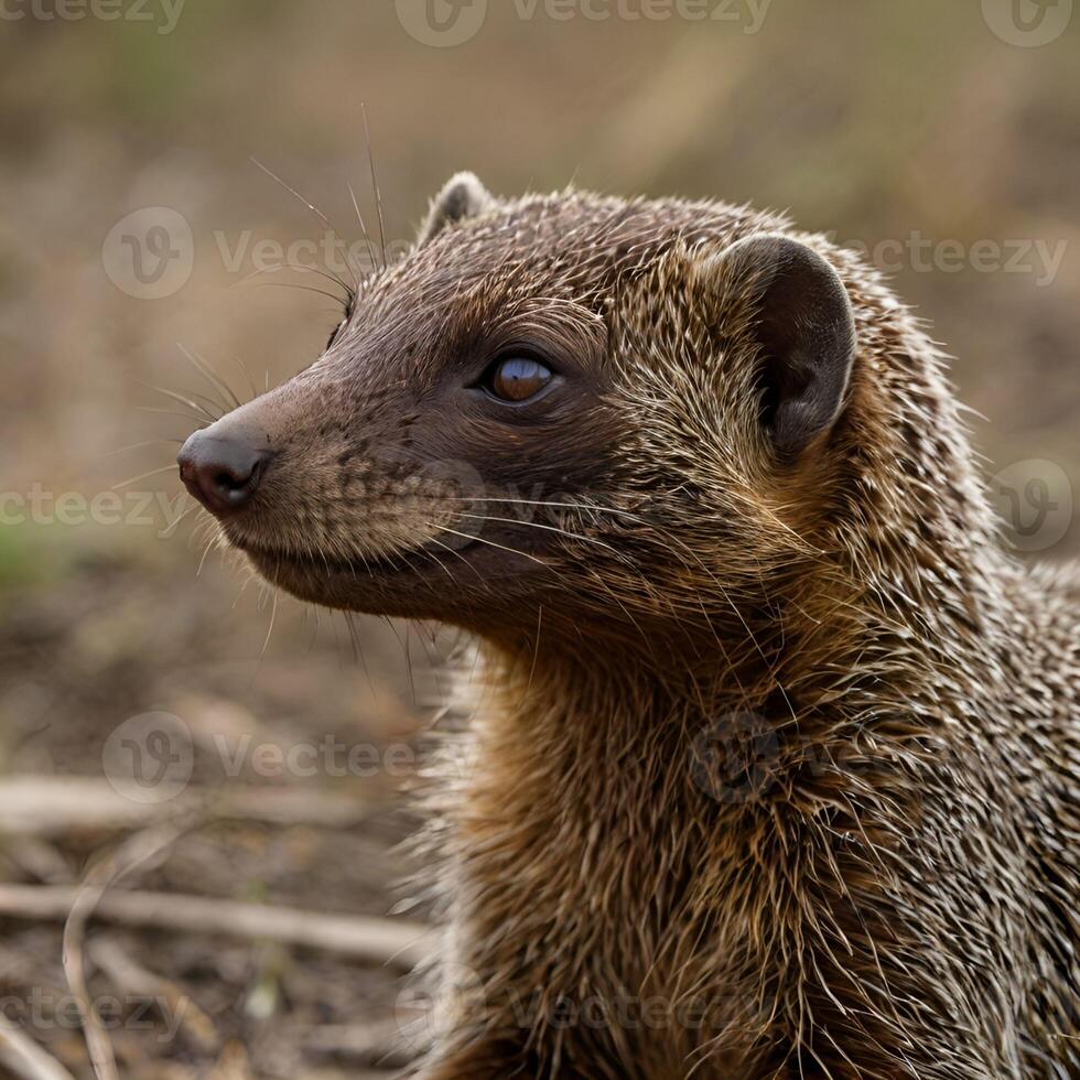 AI Cute Mongoose photo