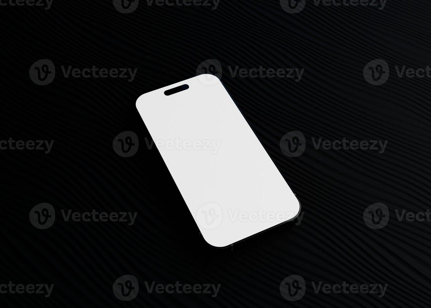 Mobile phone screen mockup photo